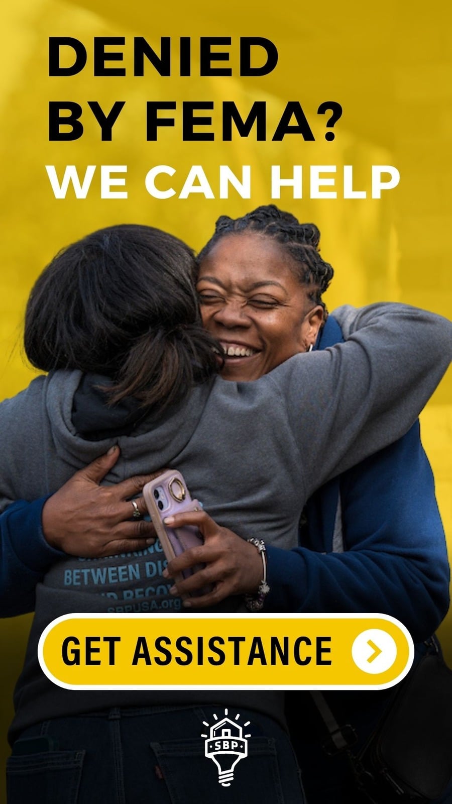 Meta in-feed ad — Get Assistance campaign